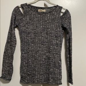 Hollister Co. cold shoulder knit long sleeve